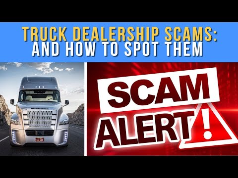 Видео: остерегайтесь этих дилерских мошенничеств, методов, используемых для ограбления дальнобойщиков