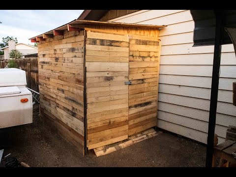 Видео: Сарай MK III — сарай для поддонов за 40 долларов