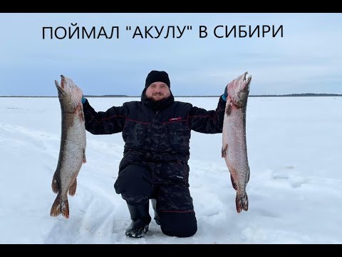 Видео: Поймал "АКУЛУ" в Сибири