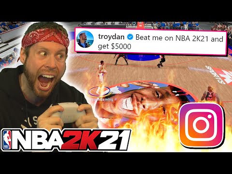Видео: Я бросил вызов Instagram в NBA 2K21 за 5000 долларов