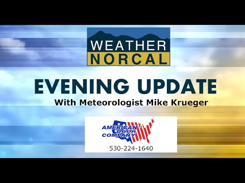 Видео: Прогноз погоды в Северной Калифорнии на вечер среды 10-22