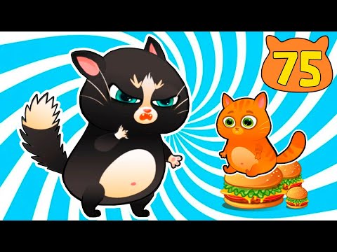 Видео: Суровый КОТИК БУБУ №75. Кот ВЕЛИКАН  Мультик ИГРА про котят на Хвостик ТВ