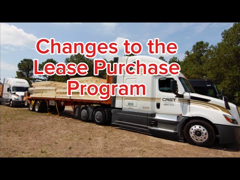 Видео: CRST Flatbed… Изменения в программе лизинга с правом выкупа, вот что мне известно ￼￼