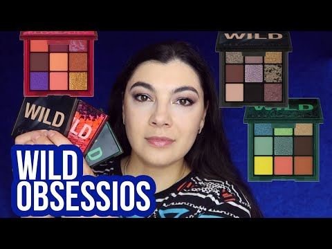 Видео: WILD OBSESSIONS Huda Beauty Jaguar Python Chameleon | Первые впечатления три новые палетки от Худы