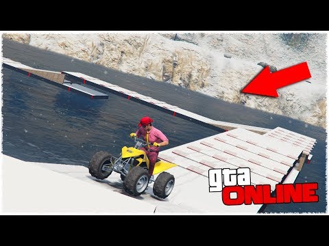 Видео: ЭТО ЗИМНИЙ ТРИАЛ НА КВАДРОЦИКЛЕ И СЕКРЕТНЫЙ ОБЪЕЗД ПО НАД БЕРЕГОМ В GTA ONLINE