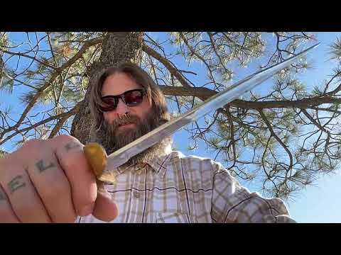 Видео: Давайте возьмём SZCO Bowie и сделаем боевой клинок по спецификациям Bagwell.