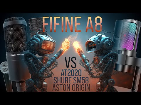 Видео: USB микрофон за 50$ vs xlr в 5 раз дороже: FIFINE A8 vs AT2020, Shure SM58, Aston Origin итд