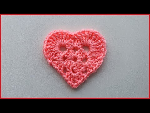 Видео: Как связать сердце. Вязание крючком / Crochet Heart