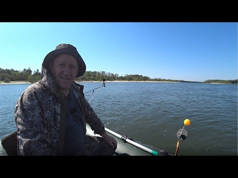 Видео: Рыбалка с лодки на кольцо.