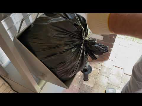 Видео: Дачный пресс для мусора