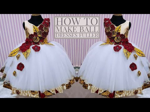 Видео: КАК СДЕЛАТЬ ДЕТСКИЕ БАЛЬНЫЕ ПЛАТЬЯ БОЛЕЕ ПЫШНЫМИ