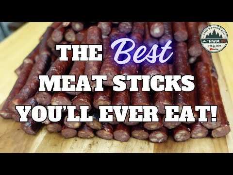 Видео: СЕКРЕТНЫЙ ингредиент Вкусные палочки для закуски из оленины Летняя колбаса!