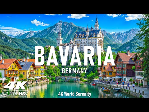 Видео: Бавария, Германия 4K – Страна сказочных замков, альпийских вершин и вечных деревень – 4K Ultra HD