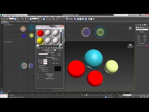 Видео: 3D Max. Урок №20. Редактор материалов. Compact Material Editor.