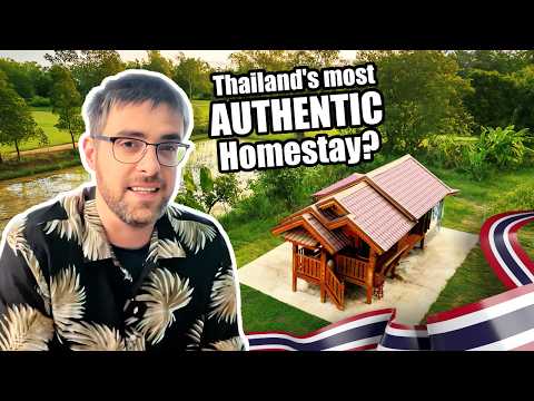 Видео: ЛУЧШИЙ вариант проживания в семье в Убонратчатхани, Таиланд | Органический фермерский дом Суан На...