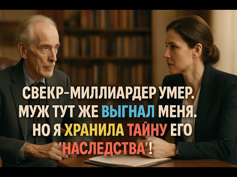 Видео: Муж бросил меня после смерти свекра-миллиардера, но я хранила тайну, которая его разорила