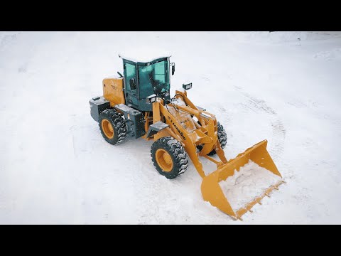 Видео: Фронтальный погрузчик Lonking CDM936N