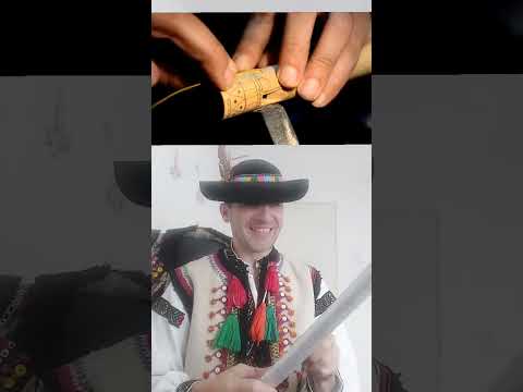 Видео: Словацька концовка ( тилинка ) інкрустована латунню