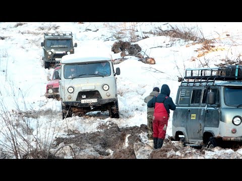 Видео: Три Буханки против Крузака... Вернулись все, но как?...  УАЗ Буханка. БухАлый.