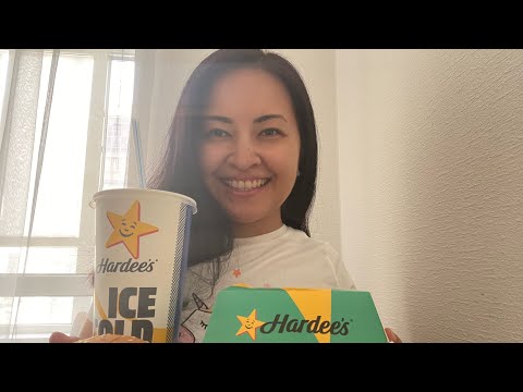 Видео: МУКБАНГ / MUKBANG / HARDEES / гамбургер / похудение