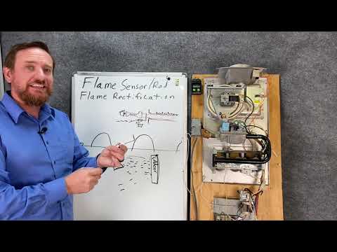 Видео: Датчик пламени, стержень пламени, ректификация пламени