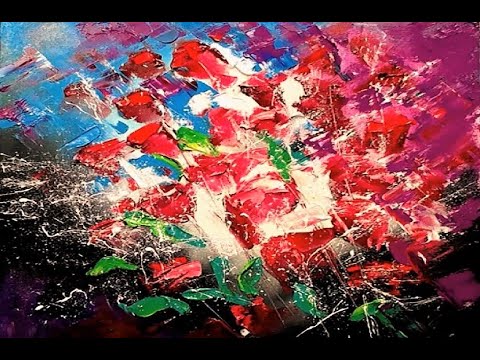 Видео: 💗 Арт терапия, интуитивная живопись, абстракция. Пишем маслом. Художник Александр Григорьев