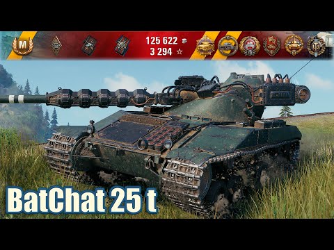 Видео: BatChat 25 t • Последний Выживший Становится Победителем • World of Tanks