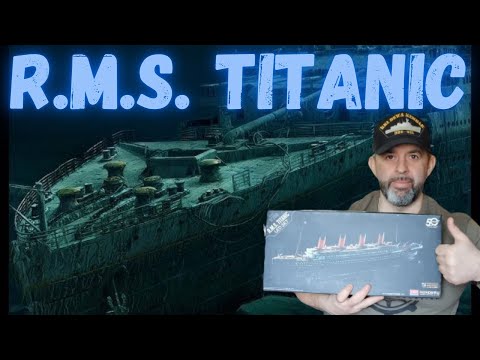 Видео: Обзор модели R.M.S. Titanic 1/700. От Академии!2019 г.