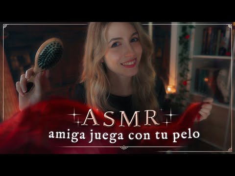 Видео: ДРУГ в фонд класса расчесывает волосы | Ролевая игра ASMR Dark Academy 📚🖤