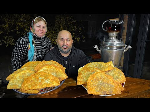 Видео: Настоящие чебуреки с мясом Старый Рецепт На костре  !