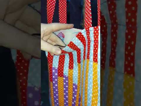 Видео: Пэчворк хвастик. Шопер/авоська из лоскутных блоков. Обзор