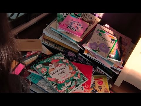 Видео: Сортирую, перебираю раскраски. Лёгкое видео для поднятия мотивации 💕