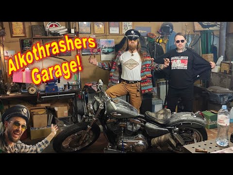 Видео: В гостях у Alkothrashers Garage - Проект Sparky закончен!