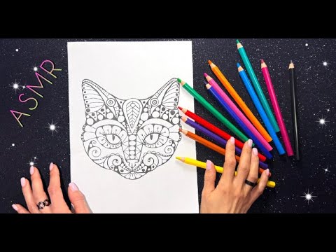 Видео: АСМР, Раскраска и Разговоры близким шепот / ASMR, close whispering