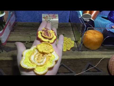 Видео: ВЯЗАНИЕ! МК розы большой часть 1