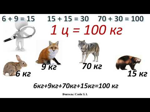 Видео: Центнер.  Додавання та віднімання двоцифрових чисел.