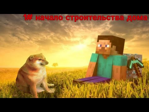 Видео: НАЧАЛО ВЫЖИВАНИЯ И СТРОЙКИ ДОМА. ВЫЖИВАНИЕ МАЙНКРАФТ 1#