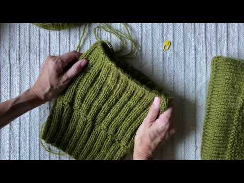 Видео: Шапка резинкой 2х2 | пряжа Alize Real 40 #knitting #yarn