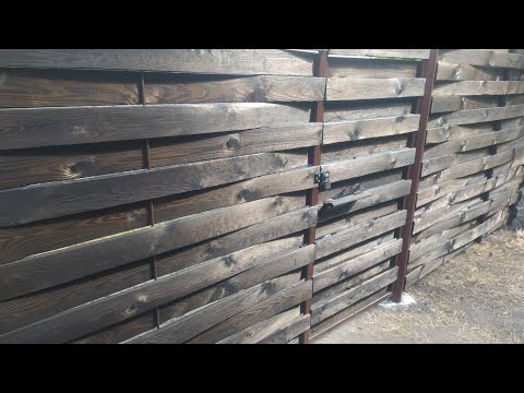 Видео: Забор плетёнка+Неудачная покупка рассады клубники Альба 23 августа 2021 г.