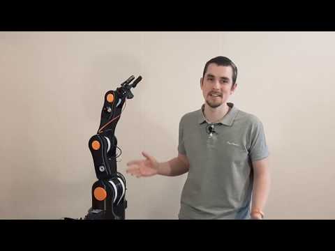 Видео: Манипулятор Moveo - первый запуск | Robotic arm Moveo - first test