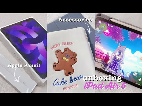 Видео: 📦 Распаковка iPad Air 5 на M1 | Apple pencil (2 поколение) + Аксессуары