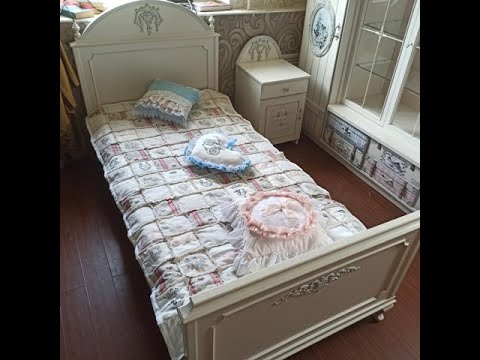 Видео: Одеяло-покрывало и подушечки к детской комнате в технике "пэчворк". Часть 4