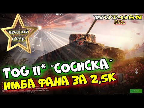 Видео: TOG II* за 2500 золота. ЧЕСТНЫЙ ОБЗОР! Стоит покупать TOG 2 и ради чего? в wot Blitz 2023 | WOT-GSN