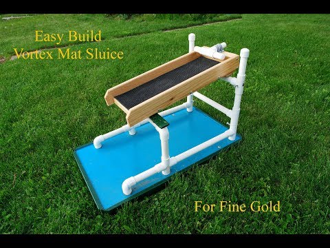 Видео: Легкосборный шлюз для мелкого золота