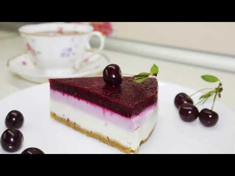 Видео: ВИШНЕВЫЙ ЧИЗКЕЙК БЕЗ ВЫПЕЧКИ