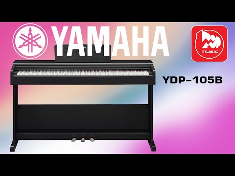 Видео: Цифровое пианино Yamaha YDP-105B Arius (трехпедальный блок и банкетка в комплекте)