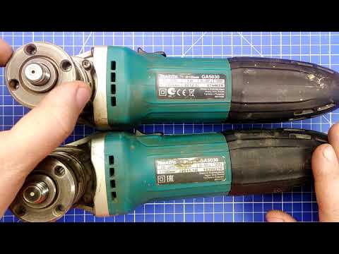 Видео: Makita GA5030 Щетки с выстрелом CB-459/CB-460