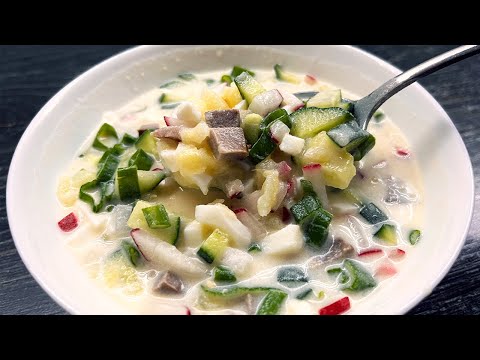 Видео: 🥗👍 Невероятно вкусная Окрошка на воде! Не подсмотренный рецепт! | The Best Cold Soup
