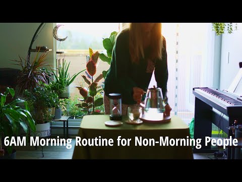 Видео: 6AM Slow Morning Routine для тех, кто не является жаворонком