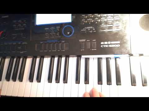 Видео: Видео урок на Casio 6200, как сделать красивые тембры и (звуки)